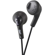 JVC HA-F160-B-K Gumy Earbud Headphones Olive Black 
