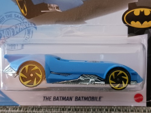 Hot Wheels La Batmobile di Batman Blu 56/250 DC Batman Serie 2/5 2021 GRX87 - Foto 6 di 24