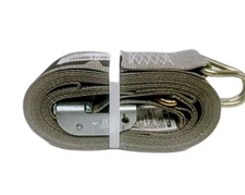 Brand New Ancra 40602-98 Gray 2" x 16' Cam Buckle Cargo Tie Down Strap W/ Hooks