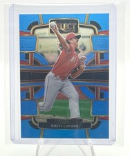 2024 Panini Select Rhett Lowder #21 Light Blue Prizm 7/199 Cincinnati Reds