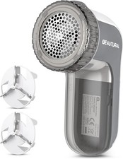 BEAUTURAL Fabric Shaver and Lint Remover, Sweater Defuzzer with 2-Speeds, 2 Repl