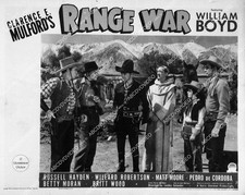 8430-015 William Boyd, Russell Hayden, Betty Moran film Range War 8430-015