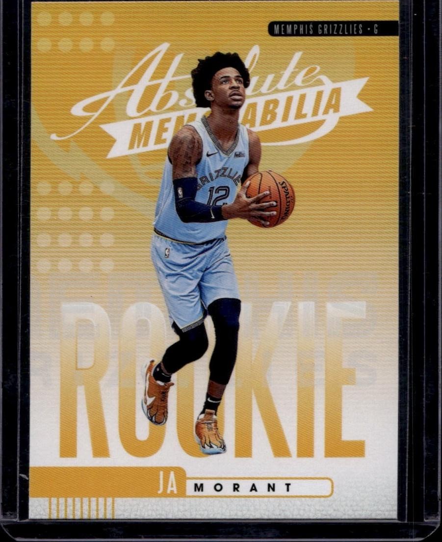 2019-20 Panini Absolute Memorabilia #2 Ja Morant Rookies Yellow