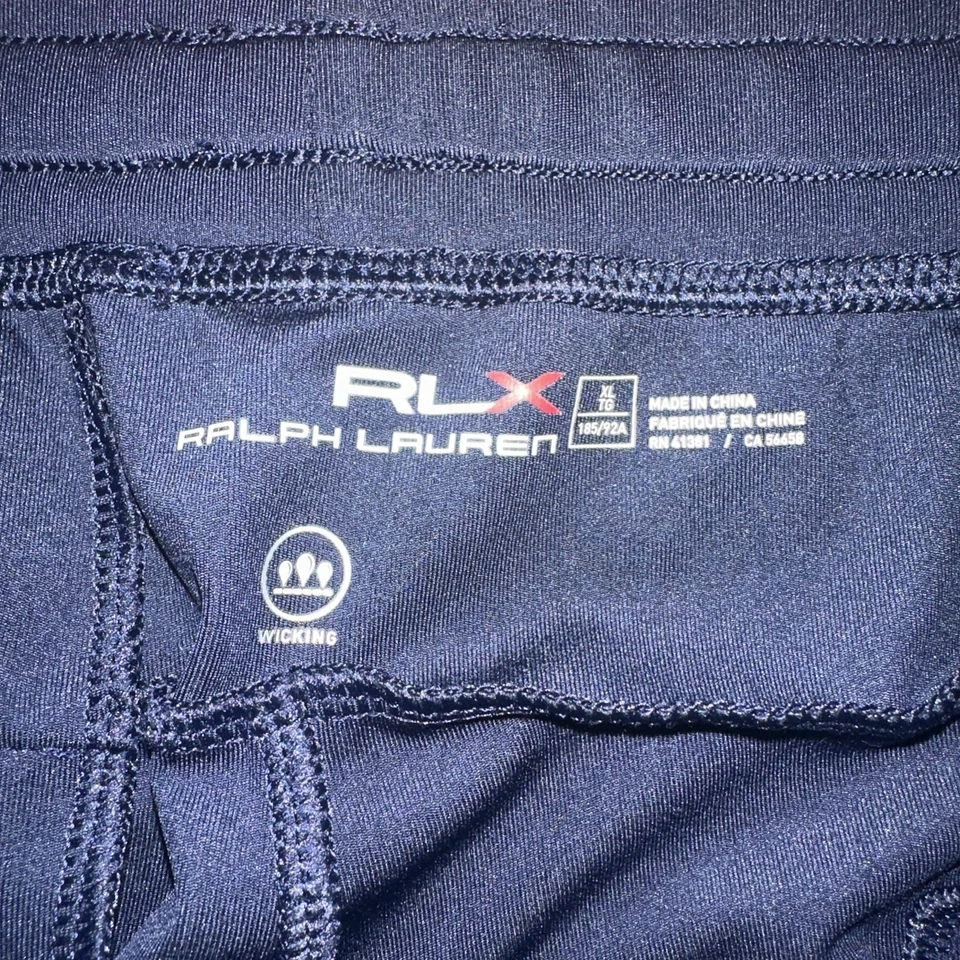 Pantalones de chándal para hombre RLX Ralph Lauren azul marino talla XL cordón absorbente Foto 4 de 4