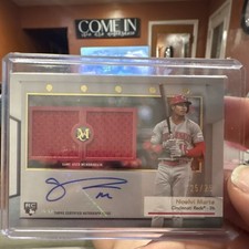 Topps 2024 Museum Collection Noelvi Marte Reds Rookie Dual Relic Auto /25