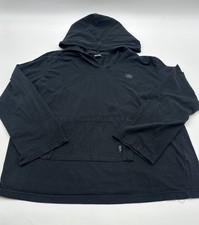 DKNY Hoodie Sweatershirt Women L Black Logo.. 29835