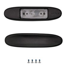 1 Pair Gaming Chair Replacement Armrest Arm Pads Universal Soft PU Office Black