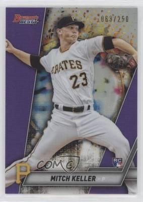 2019 Bowman's Best Purple Refractor 63/250 Mitch Keller #44 Rookie RC fm0