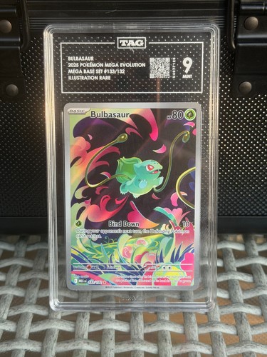 Bulbasaur graded TAG 9 for sale on eBay