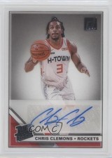 2019-20 Panini Clearly Donruss Rated Rookie Chris Clemons #CA-CCL Auto 5l1