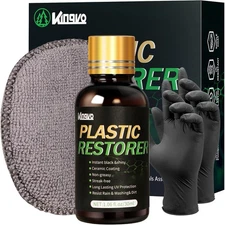 Plastic Restorer for Cars, Black Trim 1Pcs 