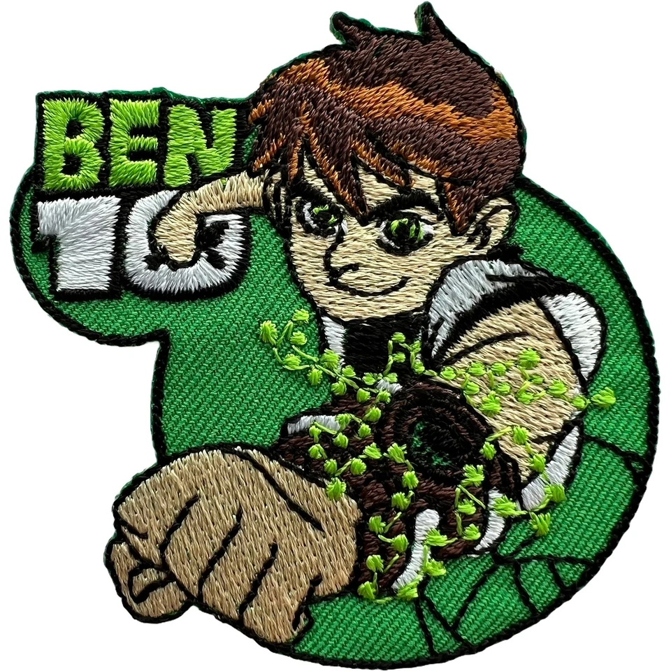 Ben 10 Patch Embroidered Badge Iron Sew On Denim Jeans Jacket T Shirt Jumper Bag