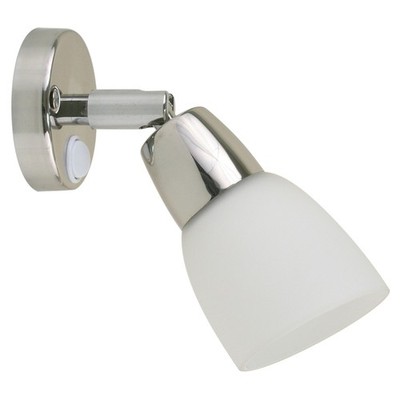 Scandvik Leselicht SS Mit Glas Schirm Milchglas 10-30V 41365P Boot Marine