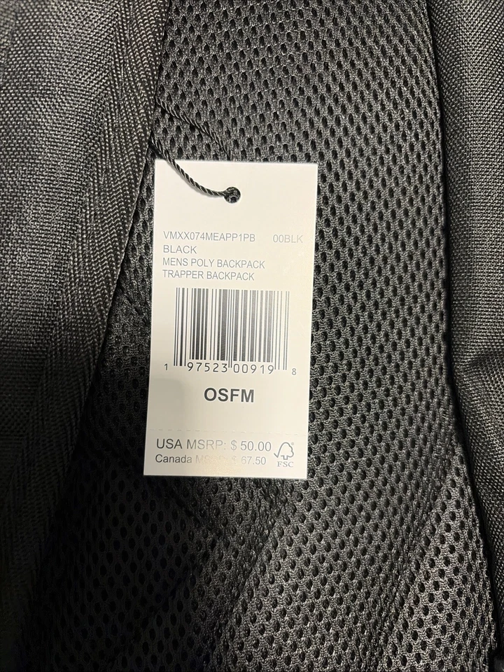 Volcom Trapper Backpack Black Vmxx074meapp1pb - Image 3 of 4