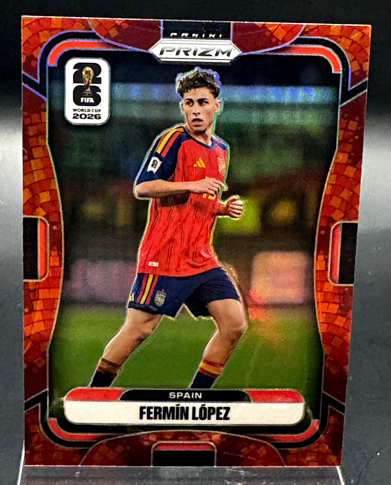 ‘26 Panini Prizm FIFA World Cup Fermín López Spain #76 Maple Leaf /86