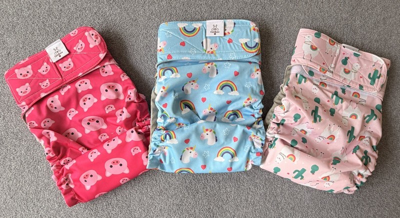 NWT CuteBone Washable Female Dog Diapers Large 3 Pack Reusable New with Bag L