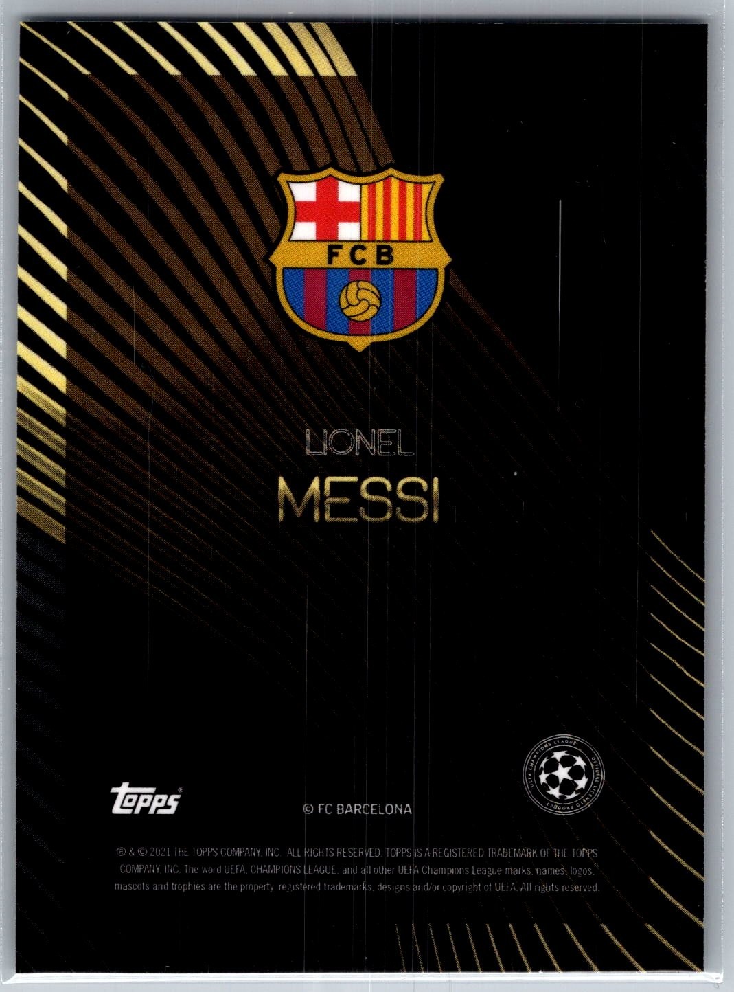 2021 Topps Knockout Lionel Messi On Demand view 2