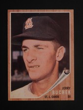 1962 Topps Baseball Card #439 Jerry Buchek (EX-MT)