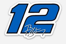 Ryan Blaney 12 Nascar Vinyl Sticker Decal Ryan Blaney 12 Nascar Vinyl Sticker Decal