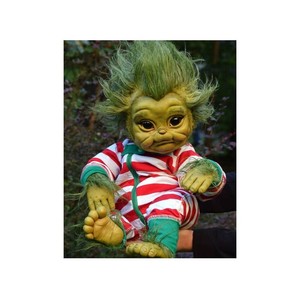 realistic grinch baby doll