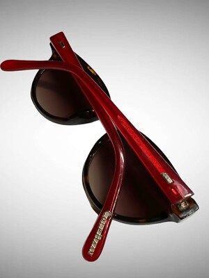 Cole Haan C6089 21 Tortoise Red Frame Brown Gradient Lens  display picture 1