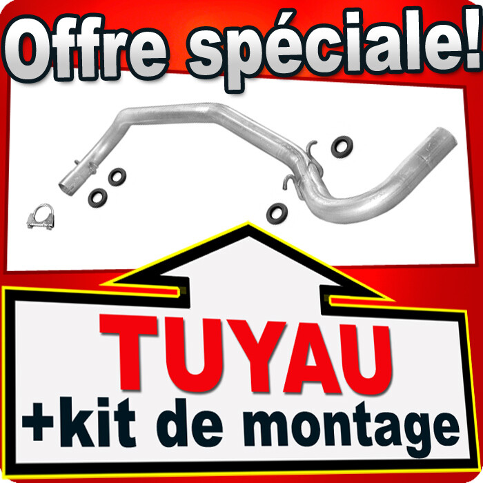 Tuyau arrière anti-bruit pour éliminer les fuites de gaz Alfa AR6 TD