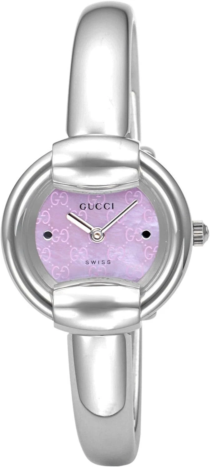 [Gucci] 1400 OUTLET boîte noire unie incluse quartz 26,5 mm montre YA014513 argent