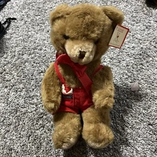 Vintage Schmid Musical Teddy Bear Plush Wind Up 1984 Gordon Fraser jointed
