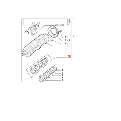 Kit 4 alberi a camme per Alfa Romeo 156 - 166, 2500 V6 24v. [5075.24 Kit 4 alberi a camme per Alfa Romeo 156 - 166, 2500 V6 24v. [5075.24