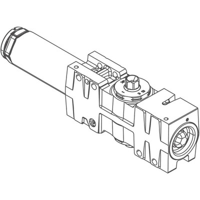 LCN 4040XP-3071 AL Standard Cylinder Assembly,Slvr,Alum 46TY45