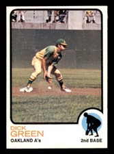 1973 Topps Baseball #456 Dick Green NM *d10