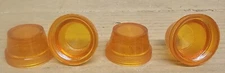 LEDTRONICS YELLOW PILOT LIGHT LENSES RPLL30-CAF (LOT OF 4)