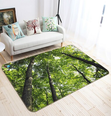 3D Spring Green Forest NAO8894 Game Rug Mat Elegant Photo Carpet Mat Fay