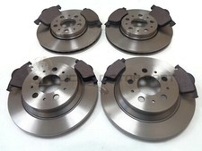 VOLVO S60 S80 D5 2.4 TD FRONT & REAR BRAKE DISCS & PADS PLEASE CHECK SIZE