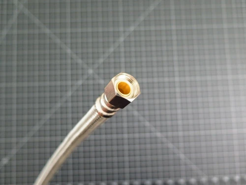 3/8" x 16" PROFLO Compression Stainless Steel Braid Reinforced Toilet Connector - Picture 4 of 6