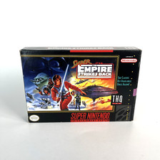 Super Star Wars: The Empire Strikes Back (Super Nintendo SNES) Complete Cib wReg