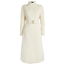 Maje Genesis Belted Long Coat Size 36 (us 4)
