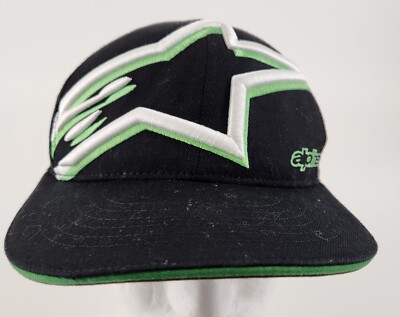 Alpinestars Men's Hat Cap Flexfit Hat 210 Fitted Size XL Black 1/4