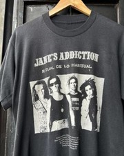 1990 Jane's Addiction Ritual De Lo Habitual black T shirt GG9374