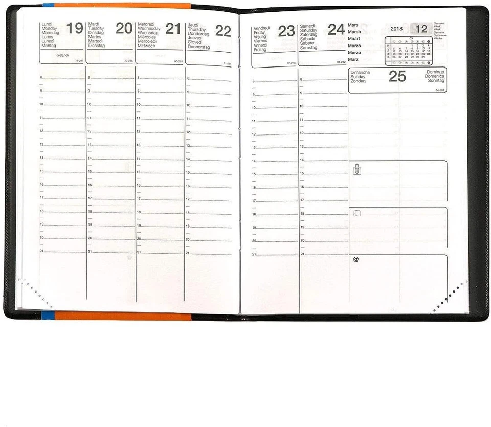 QUO VADIS EXDI Agenda de poche classique "PLUTON", 2026 - Photo 2/3