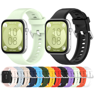 Ersatz-Silikon-Uhrenarmband Armband Armband für HUAWEI WATCH FIT 3 Watch Unisex