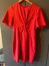 ASOS red short sleeves dress 12