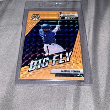 2022 Panini Mosaic Marcus Semien Big Fly Orange 17/99 Texas Rangers #BF5