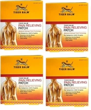 NWT Tiger Balm Patches, 4" 5/pack – 4 Packs - Total 20  Pain Relieving Patches