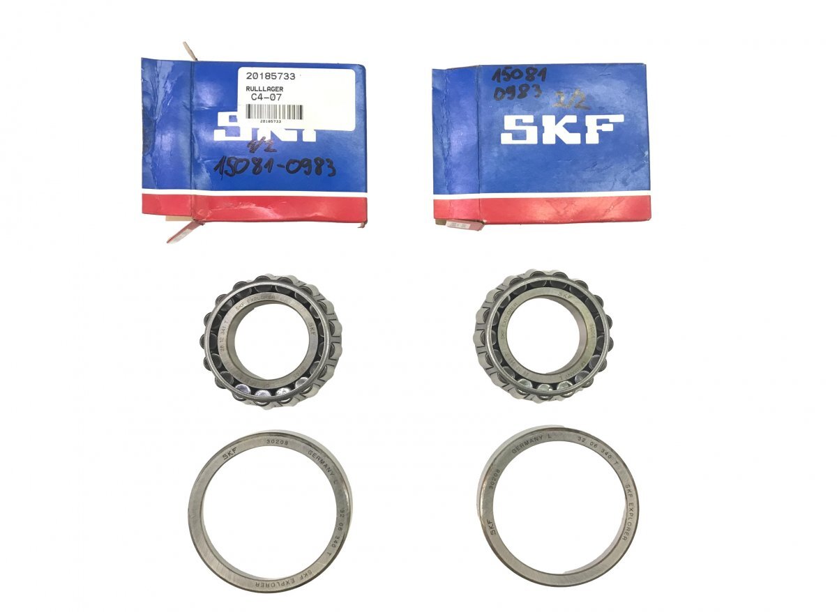 20185733 Steering Knuckle Bearing, Front Axle, FAG/SKF, Set-2pcs  