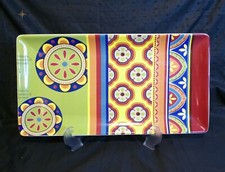 Pier 1 Imports MEXICALI 18" Rectangular Serving platter, Ironstone