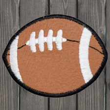 Football Embroidered Patch — Iron or Sew On