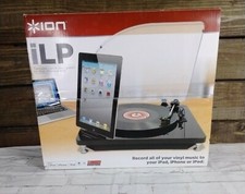 ION iLP Digital iPhone iPod Conversion Turntable Record Player iPad Touch Music