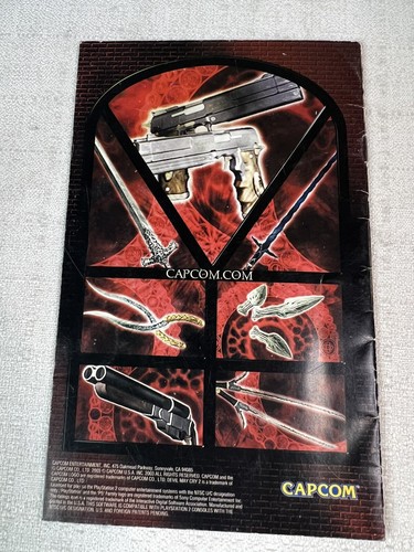 Devil May Cry 2 - PS2 - Manual Only **NO GAME! - Picture 3 of 3