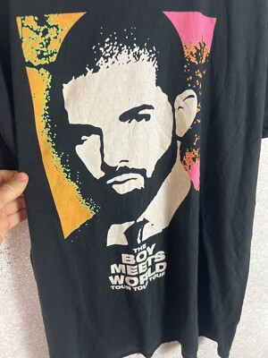 Drake THE BOY MEETS WORLD Tour Rap Tee Y2K T-shirt | eBay